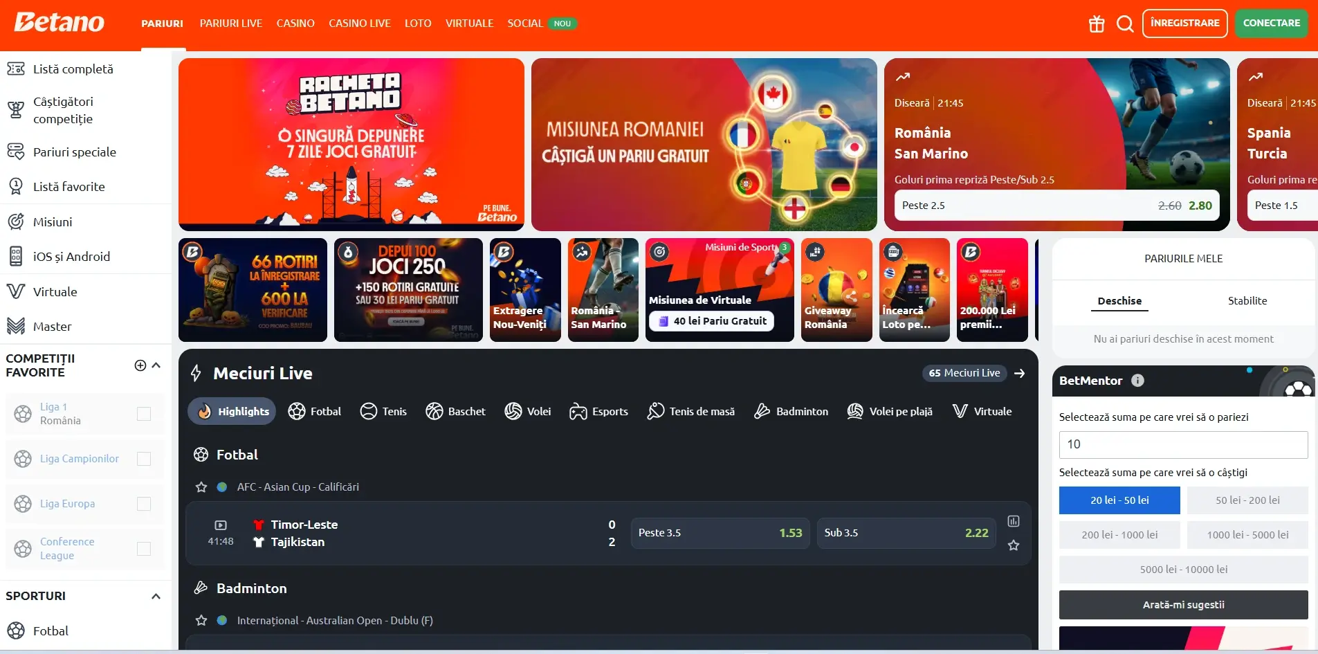 Păreri Betano platforma de jocuri de noroc Betano