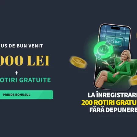 Get’s Bet Bonus de Bun Venit: 5.000 lei + 500 de rotiri gratuite!