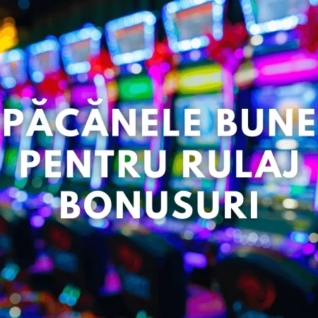 Păcănele bune pentru rulaj bonusuri