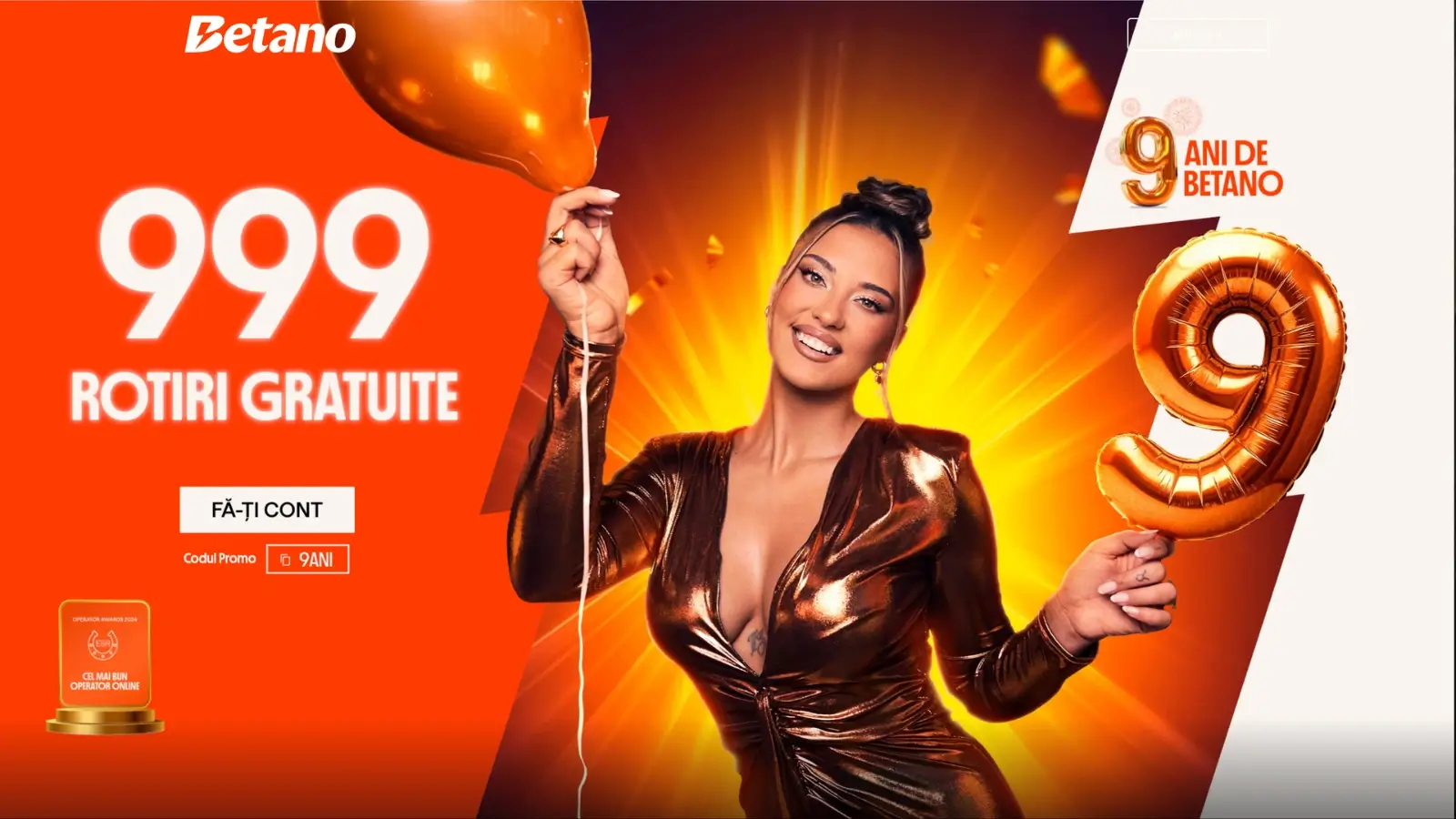 Betano Rotiri Gratuite: 999 Rotiri Gratuite la Jocul Betano Golden Coins