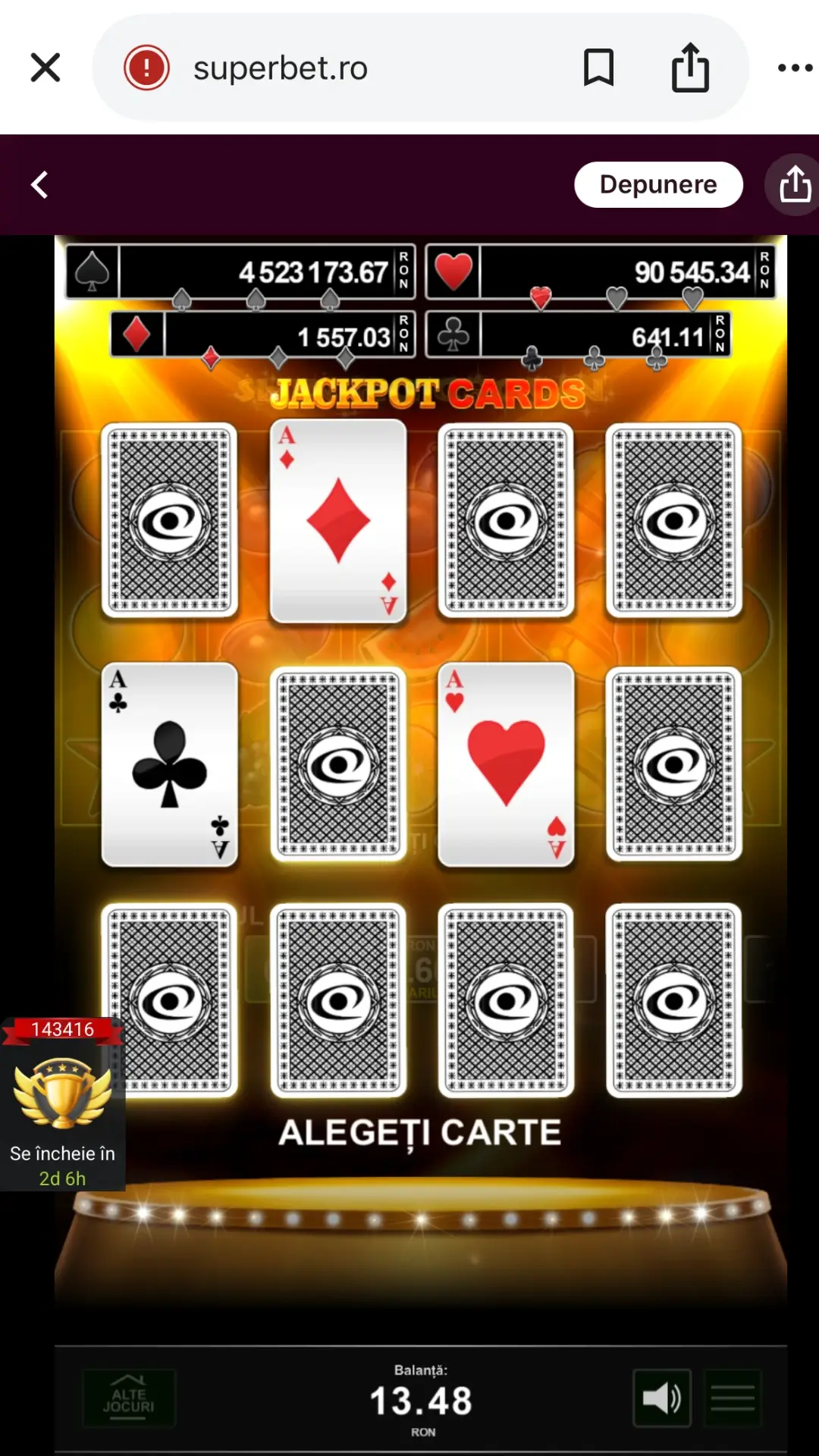 jackpot cards Shining Crown