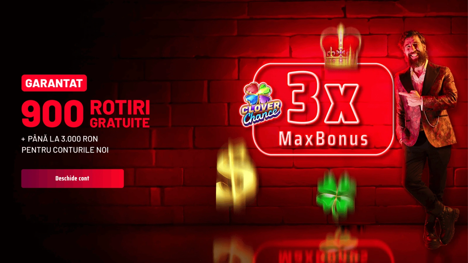 Maxbet bonus fara depunere - 150 rotiri gratuite la Burning Hot Clover Chance