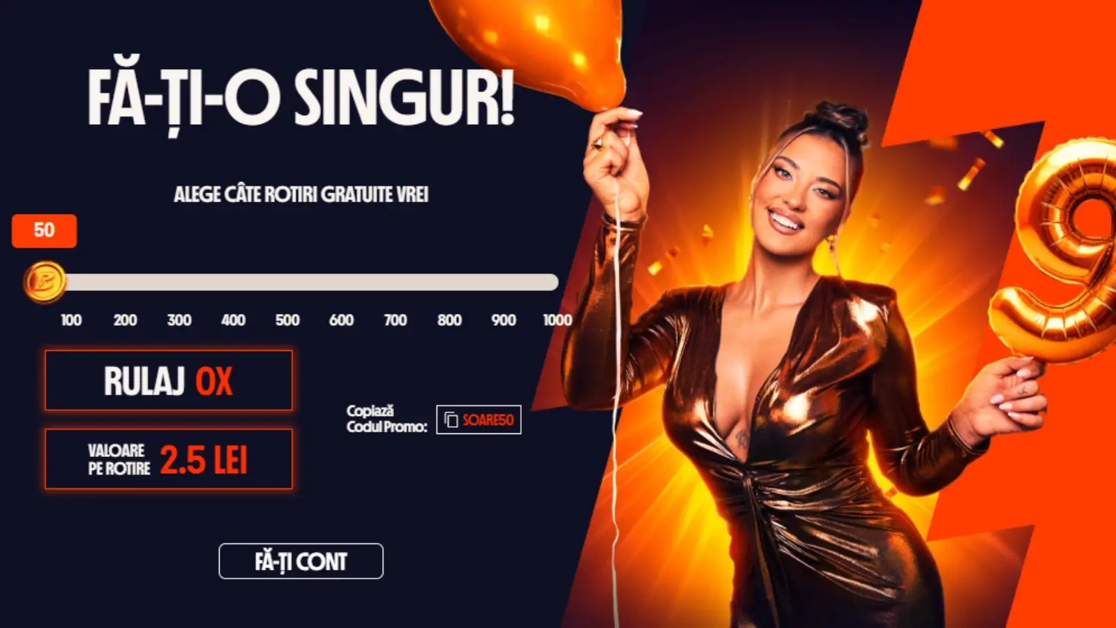 Betano bonus fara depunere Până la 1000 Rotiri Gratuite Tu alegi
