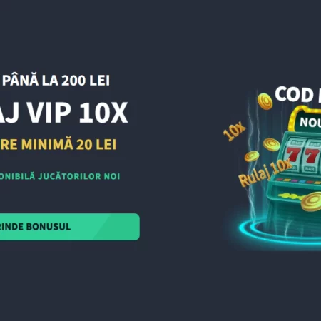 Bonus exclusiv Get’s Bet Cazinouri Bune: 100% Bonus până la 200 de lei cu Rulaj de 10X