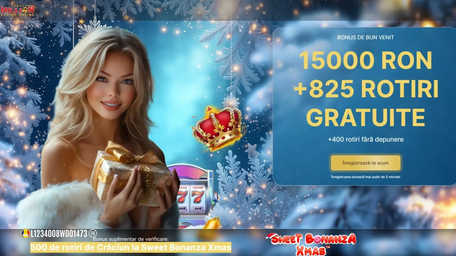 Million bonus fără depunere: Bonus Fara Depunere la alegere