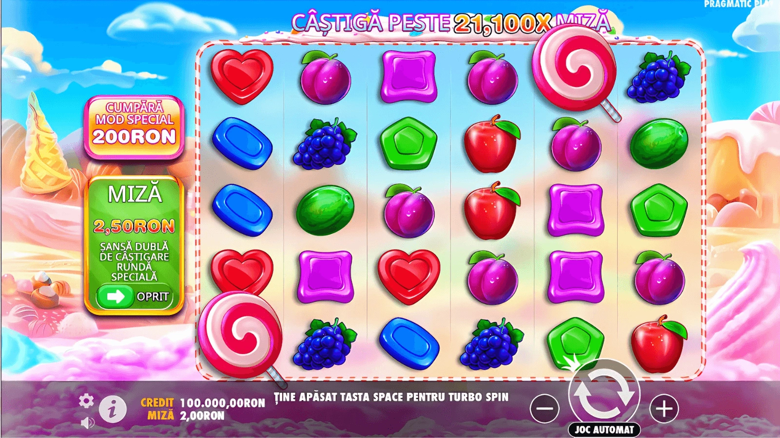 pacanele in trend in vara anului 2025 Sweet Bonanza