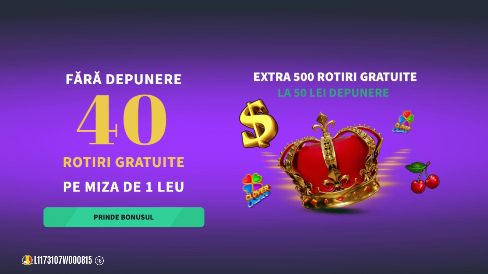 Get's Bet bonus fără depunere – 40 Rotiri Gratuite Fără Depunere pe 1 LEU Miza