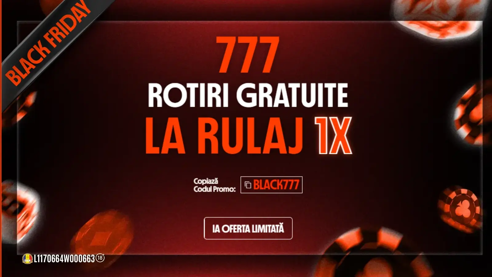 Betano bonus fara depunere 777 Rotiri Gratuite Fără Depunere Rulaj 1X doar de Black Friday
