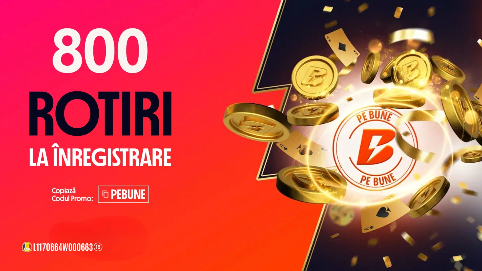 Betano bonus fara depunere: 800 Rotiri Gratuite Fără Depunere