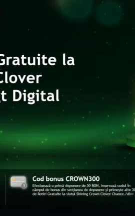 King Casino Rotiri Gratuite – 400 Rotiri Gratuite la slotul online Shining Crown Clover Chance