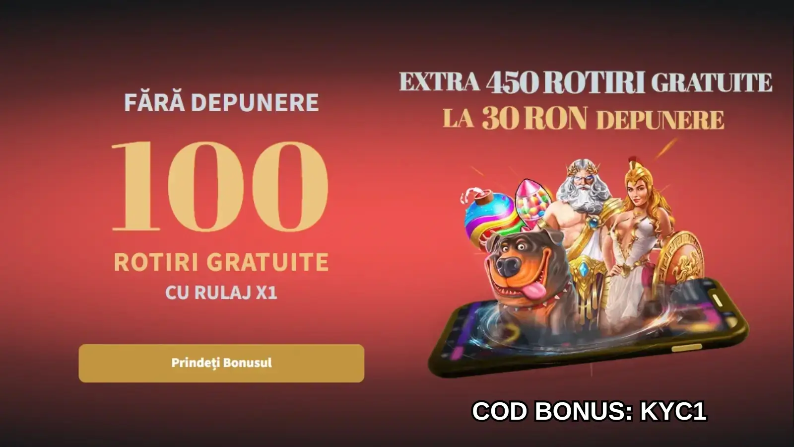 cod bonus conti cazino